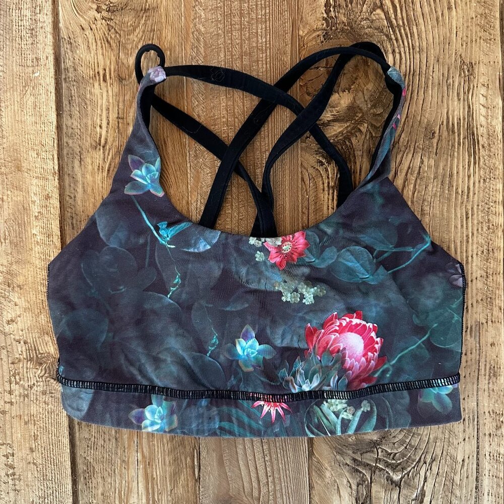 Lululemon Sports Bra Energy Bra Curious Jungle Women's 4